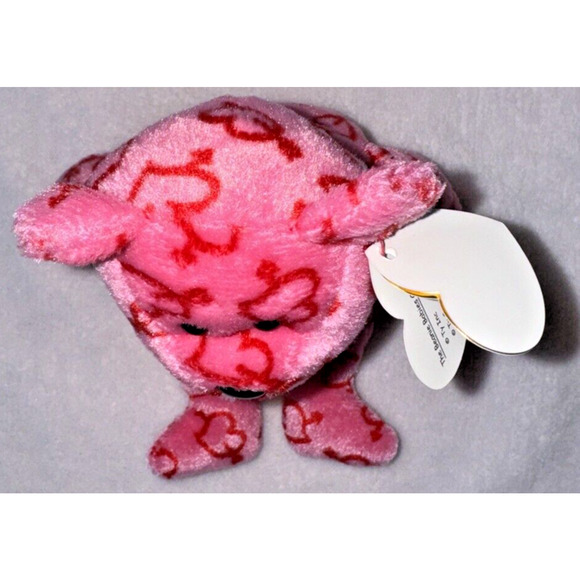 Ty Beanie Babies Hallmark Heartley Valentine's Day Bear Hearts Stuffed Plush - Picture 12 of 12